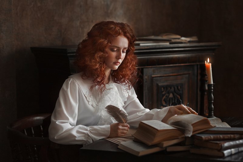 портрет, девушка, girl Джейн Остин фото превью