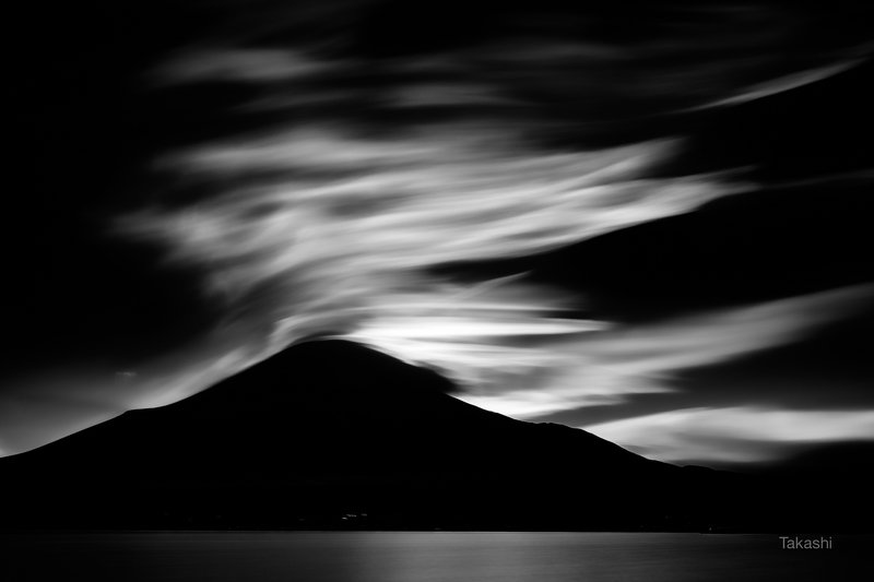 fuji,japan,cloud,flame,mountain,amazing,wonderful, Flame of cloud фото превью