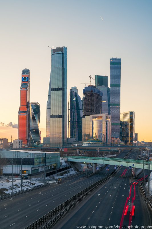 Золотое утро в Москве фото превью