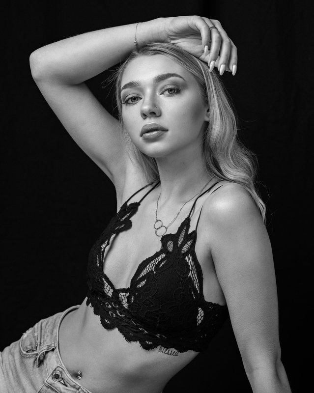 girl, young, portrait, female, black and white, beautiful Eden фото превью