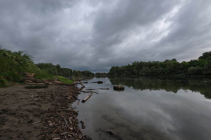 кубань, май, весна, таманский полуостров, темрюк Кубанское вечернее пред дождевое... фото превью