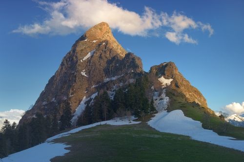 Закат в горах
