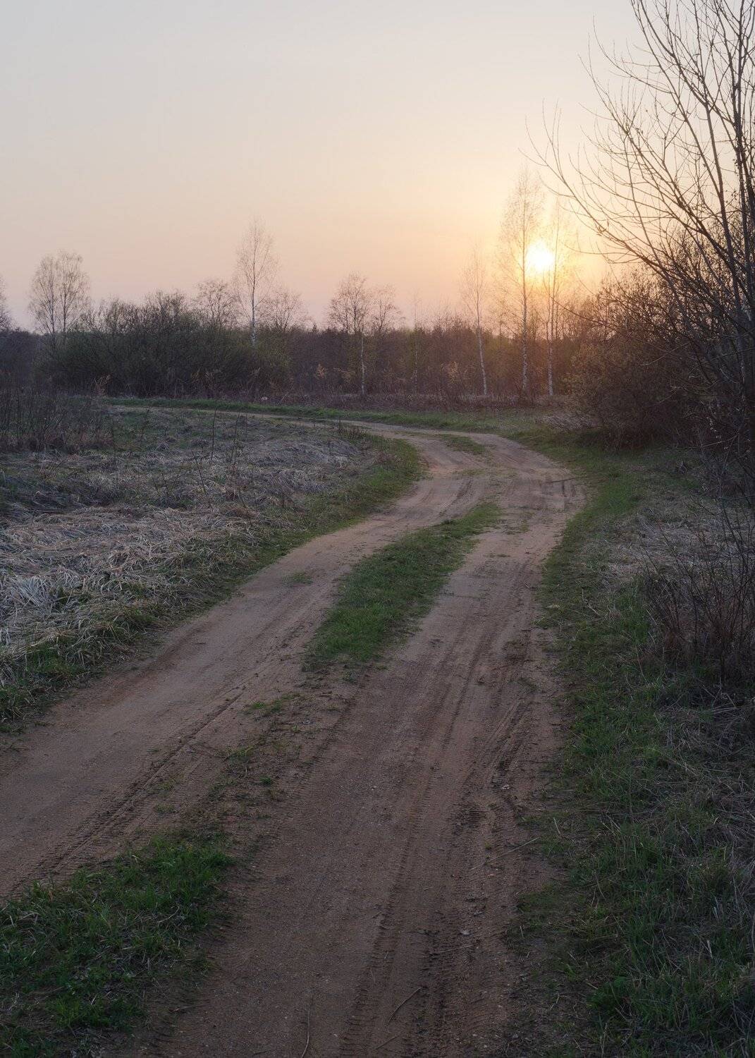 закат, дорога, Алексей Егоров
