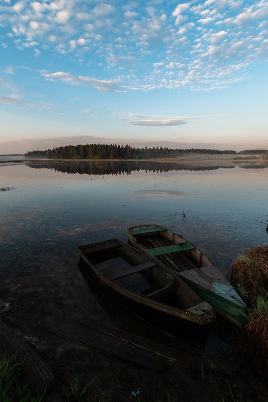 Утро на речке фото превью