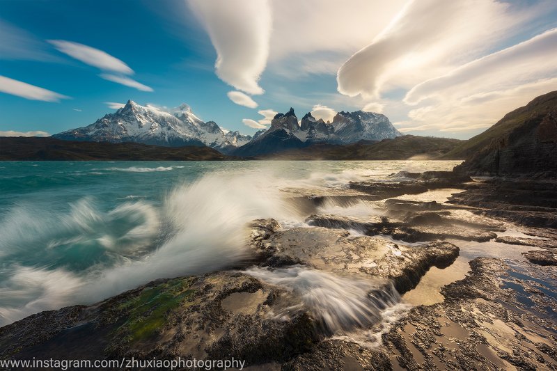 путешествие пейзаж интеллект Время национального парка Торрес дель Пайне фото превью