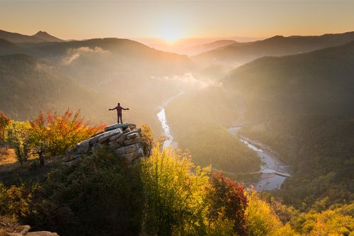 With the breath of a journey