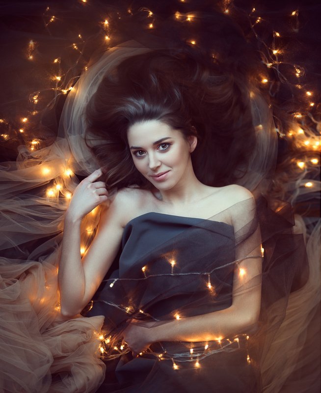 женский портрет образ огоньки Машенька фото превью