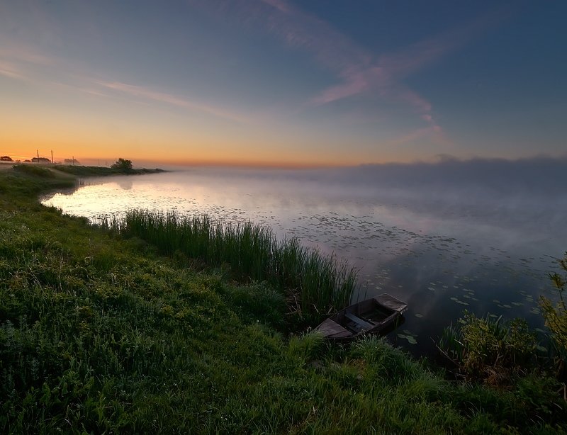 Линии рассвета фото превью