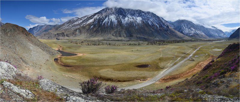 алтай, чулышман, снег, май, весна Долина Чулышмана фото превью