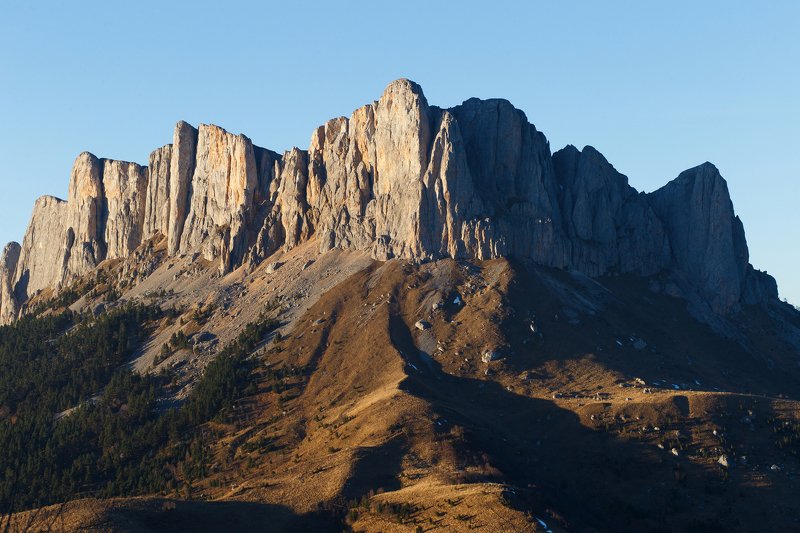 большой тхач, адыгея, ноябрь, скала Тхач различный фото превью