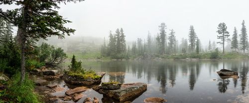 Туман уходит.