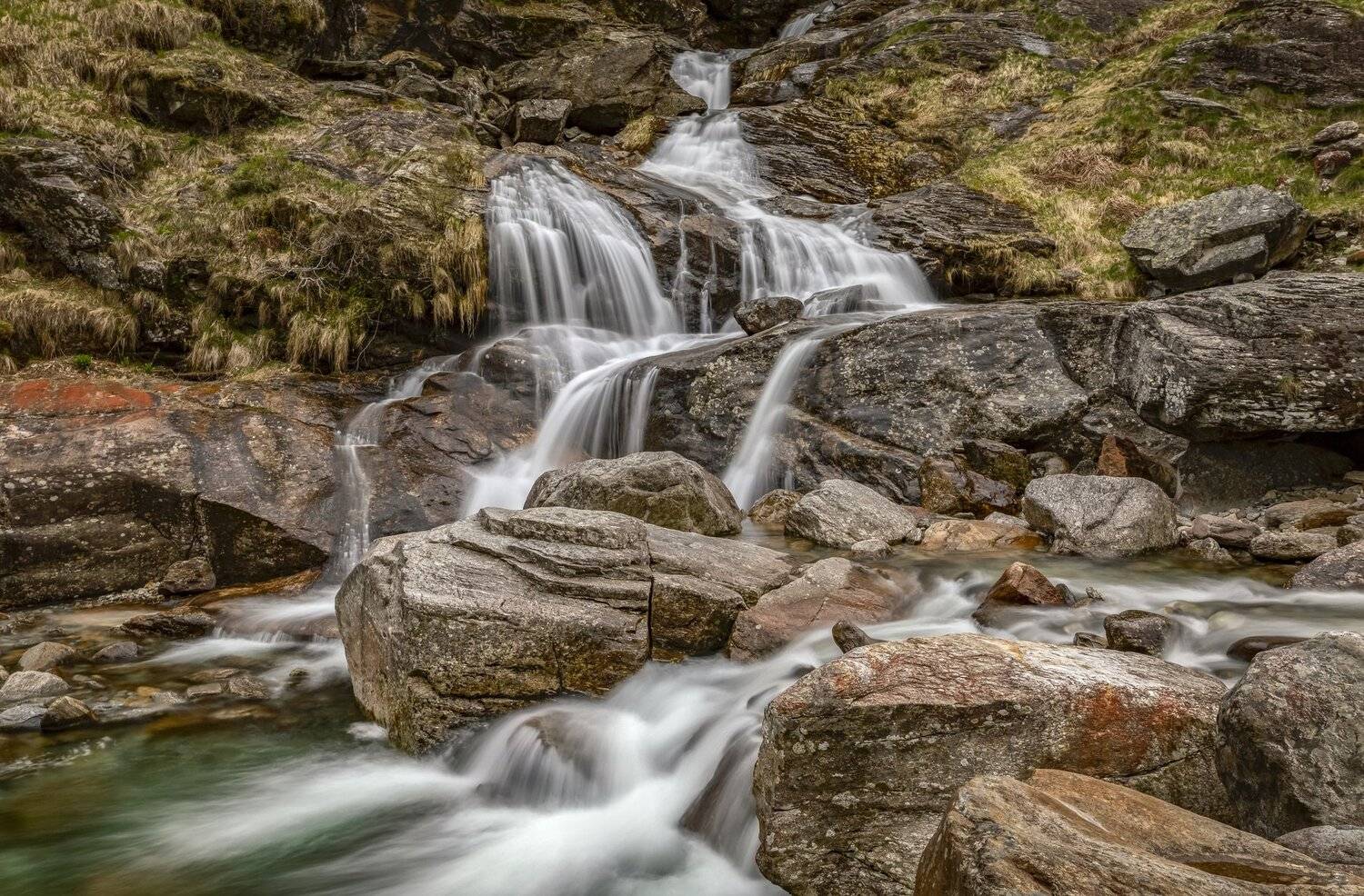 водопад, камни, Александр Безмолитвенный