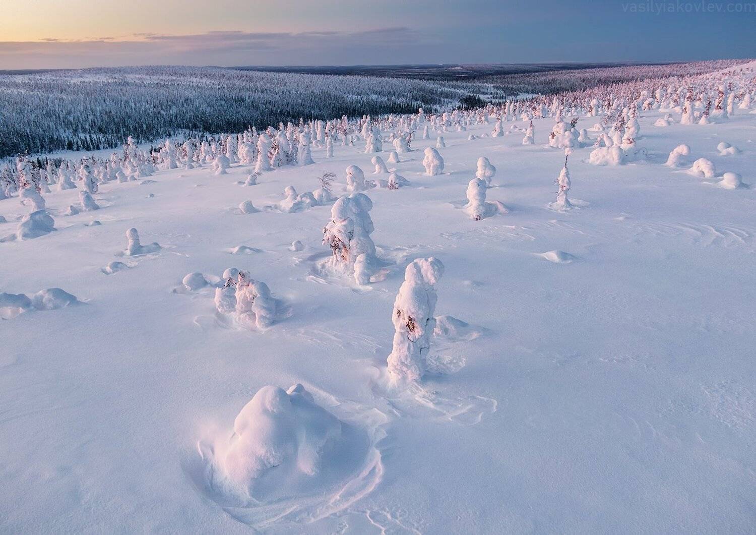 финляндия, лапландия, зима, Василий Яковлев