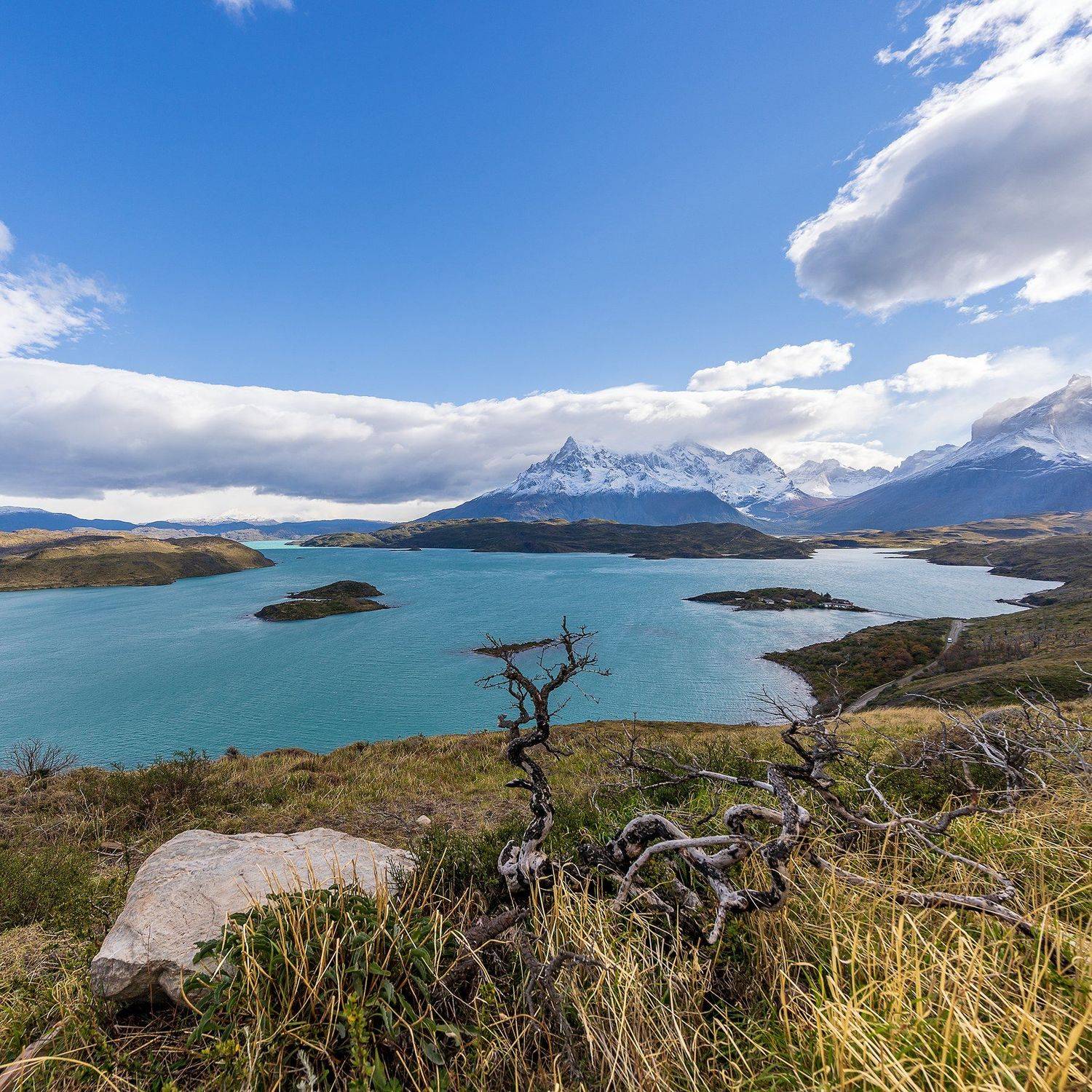 пейзаж, природа, парк,Торес дель Пайне, озеро Pehoe, Патагония, Чили , Лариса Николаевна Дука