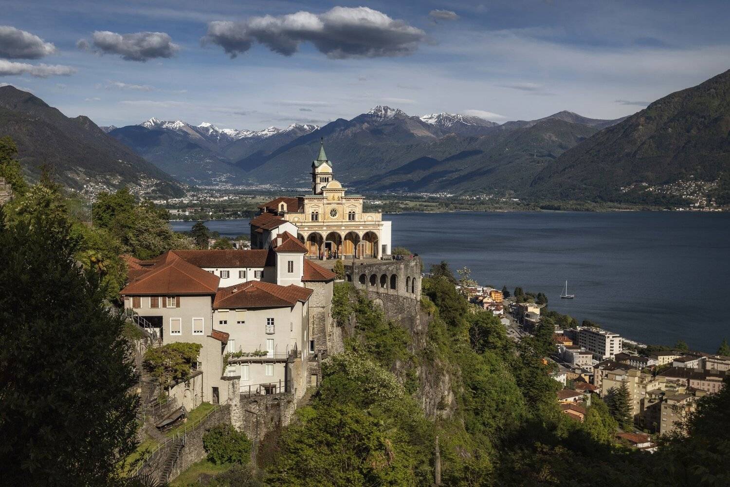 монастырь, озеро, горы, Александр Безмолитвенный
