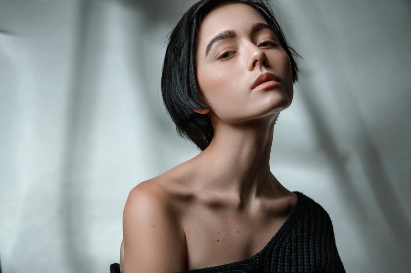 портрет. portrait, color, girl, studio Bozhena фото превью