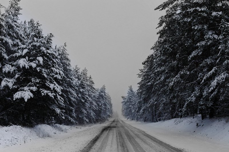 Снегопад фото превью