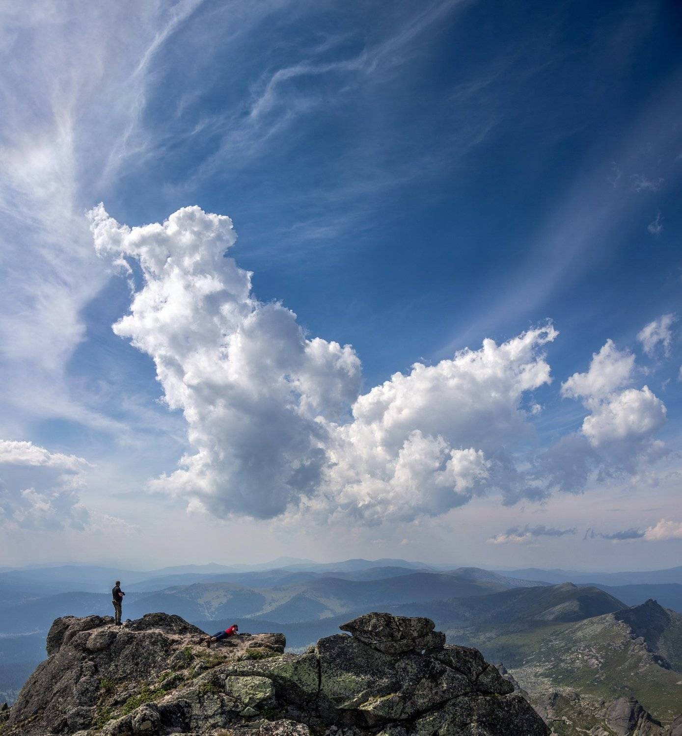 горы, россия, сибирь, саяны, западный саян, ергаки, путешествие, поход, приключения, ник васильев, пик молодёжный, вершина, облако, Николай Васильев
