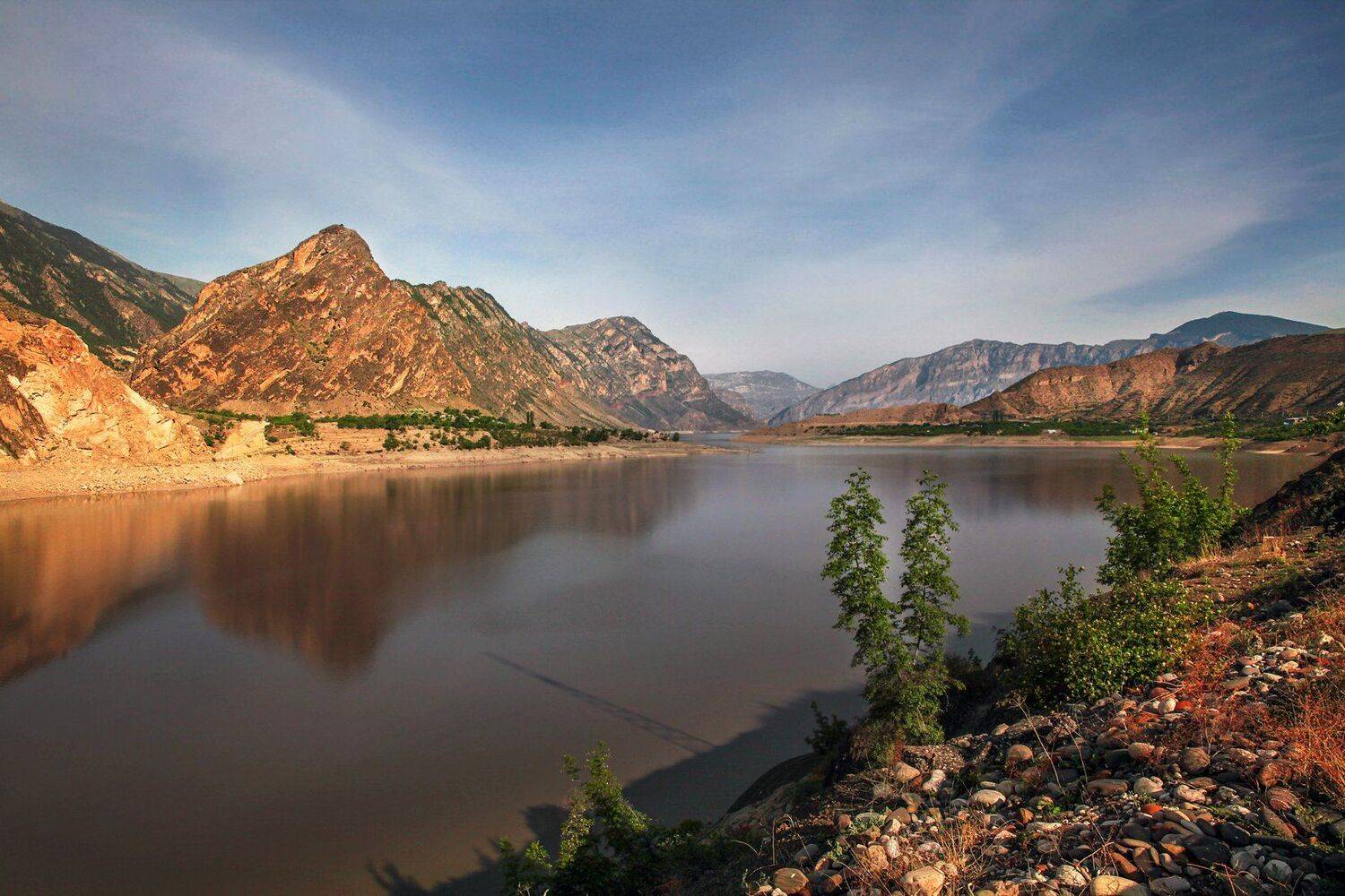 водохранилище,горы,пейзаж,горный пейзаж,весна,дагестан,северный кавказ,шамильский район., Marat Magov