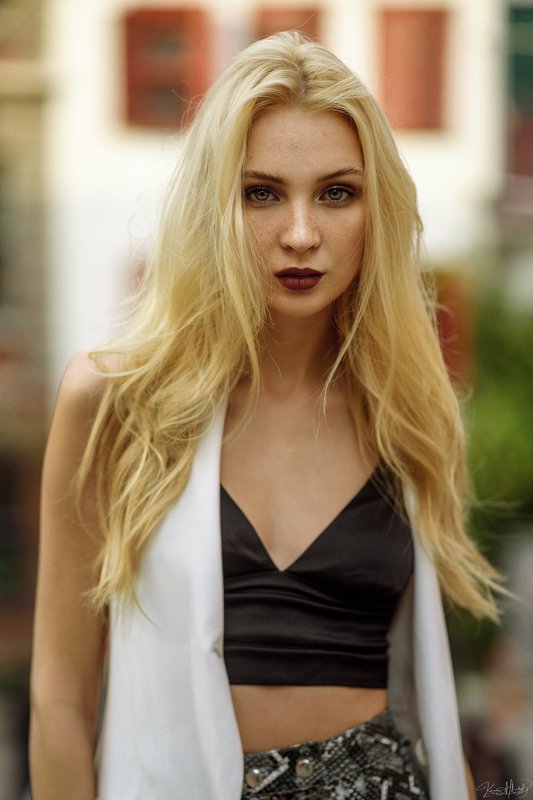 beauty, fashion, portrait, pretty, girl, female, beautiful, natural, light, 85mm, eyes, face, nikon, istanbul, girl, blond, black, yellow, kaanaltindal Evi фото превью
