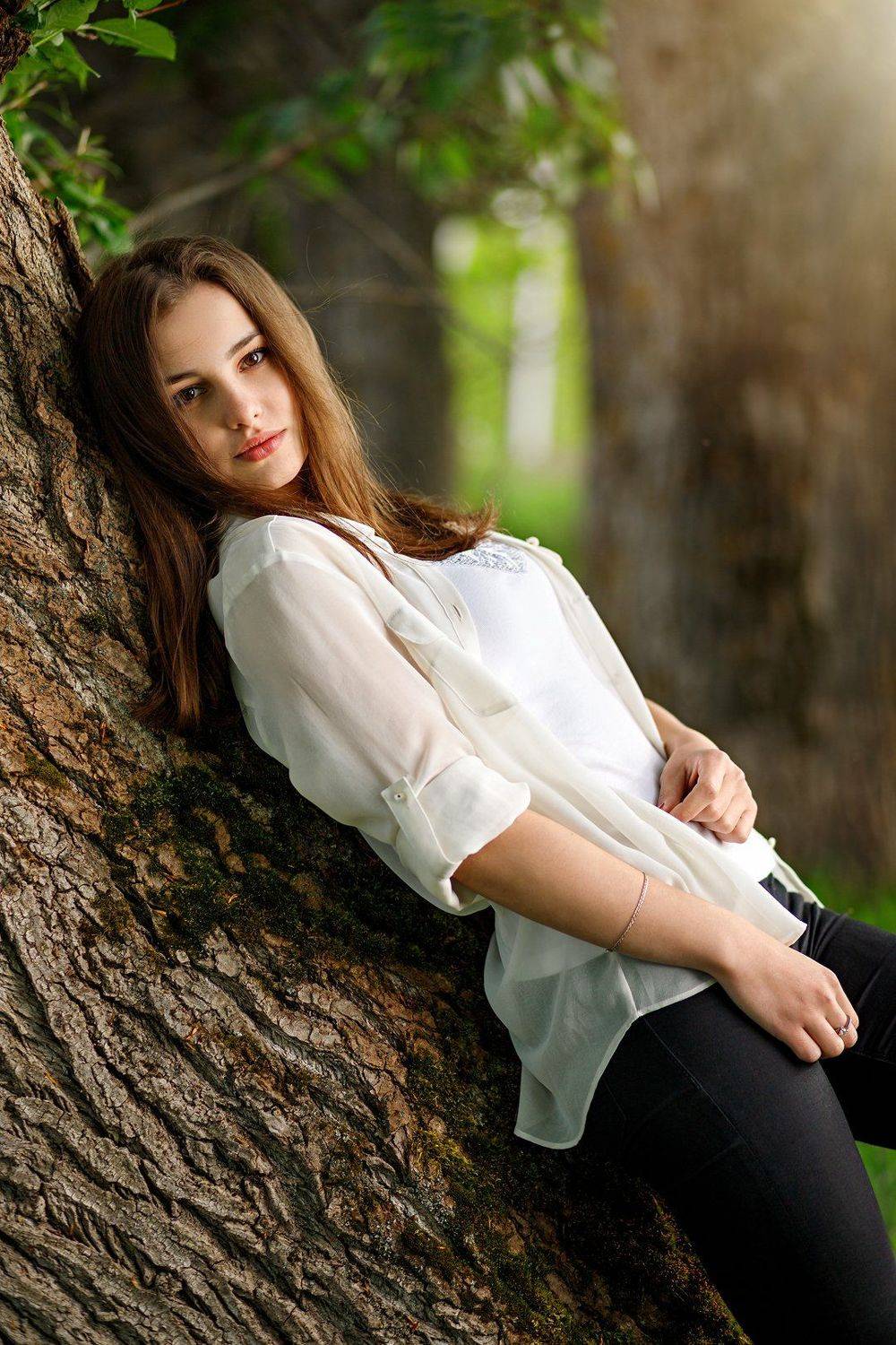 портрет, девушка, Сергеев Сергей