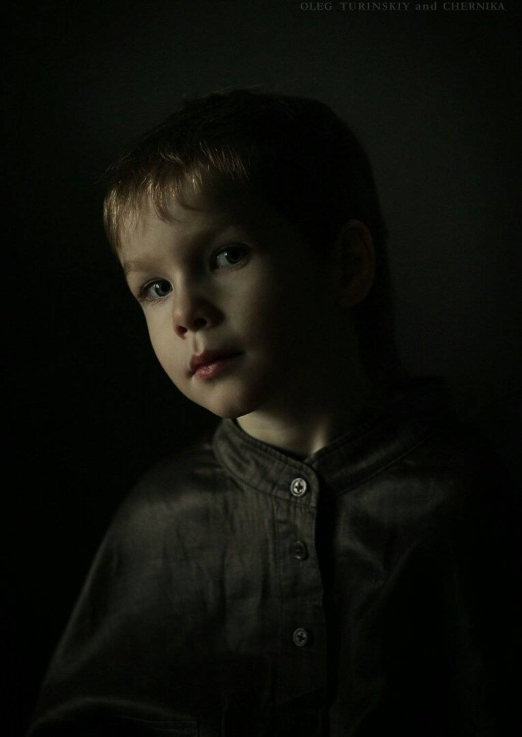 мальчик портрет студия взгляд , Олег Туринский