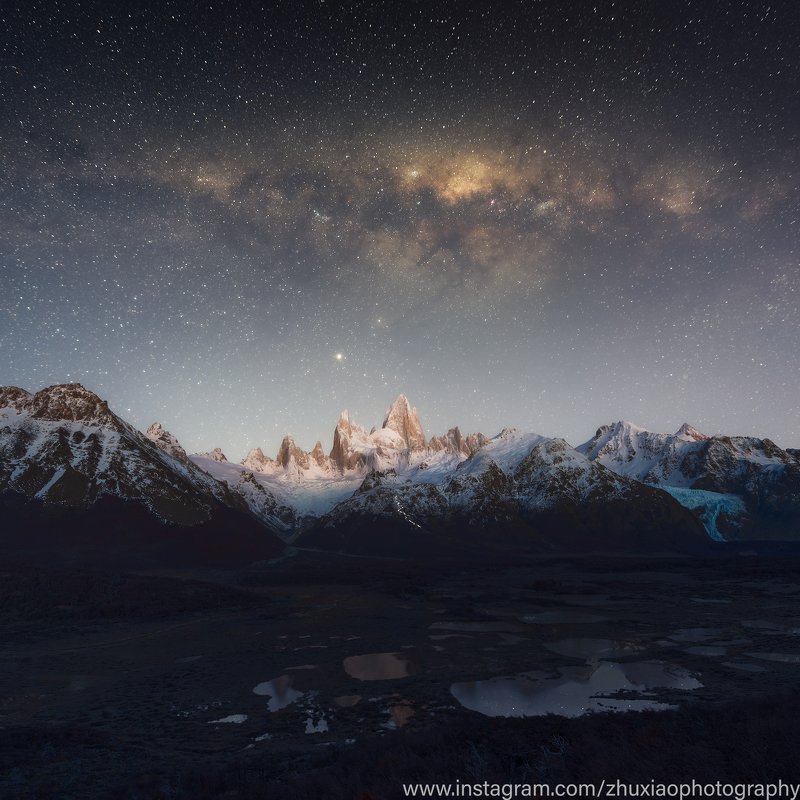 Звездное небо в Патагонии фото превью