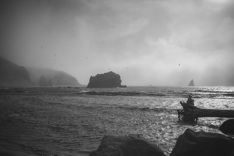 туман море пейзаж Туман фото превью