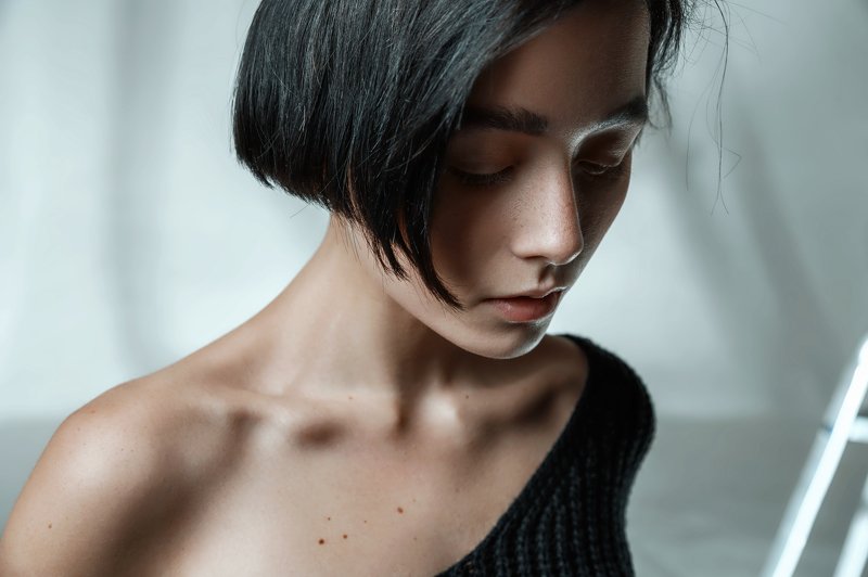 портрет. portrait, color, girl, studio Bozhena фото превью