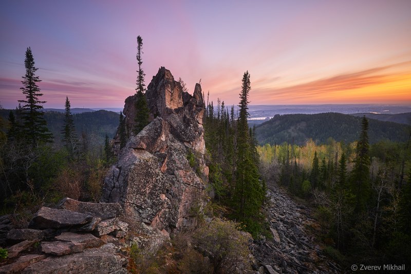 столбы Рассвет на Китайке фото превью