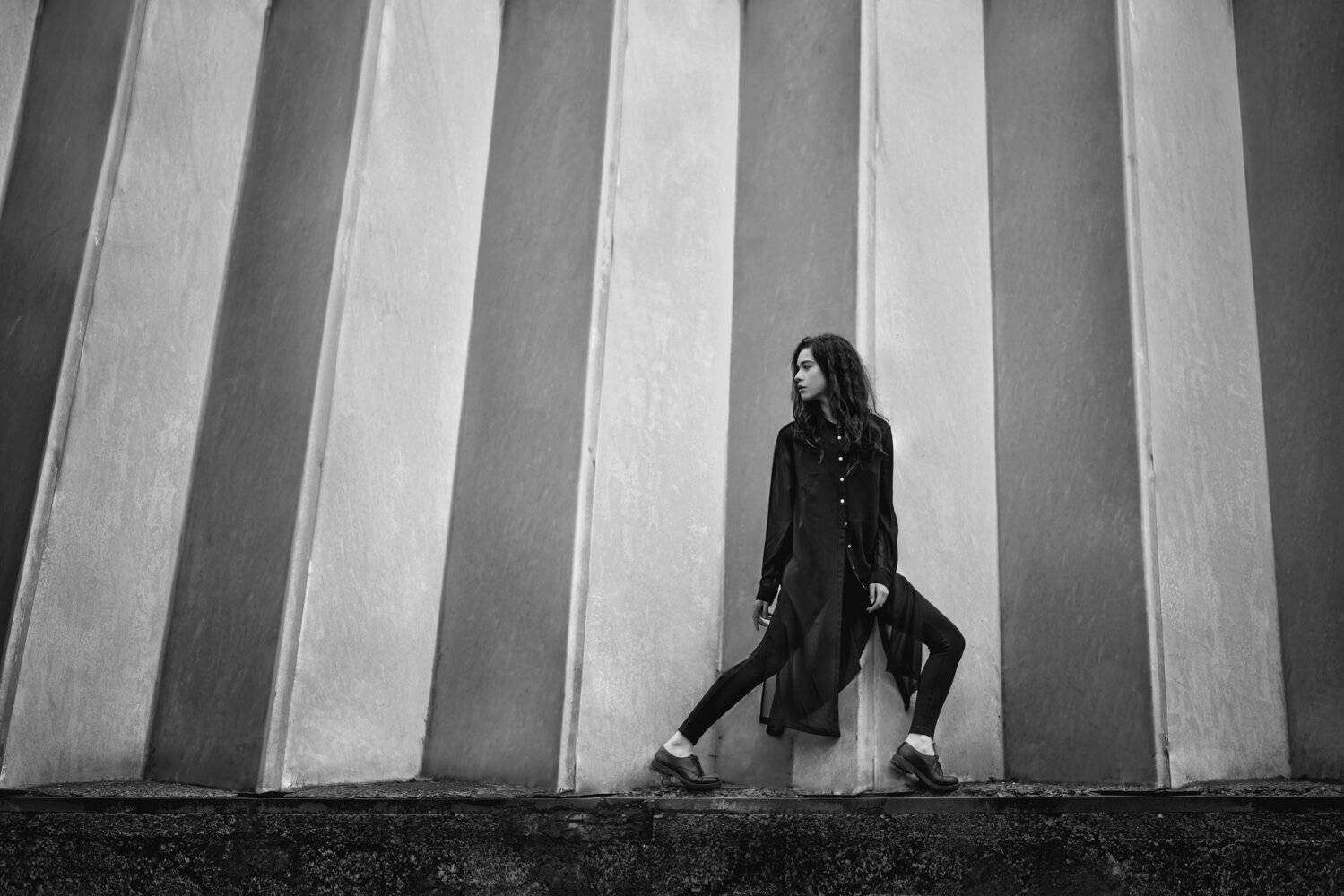 чб, fashion, portrait, Анна Дегтярёва