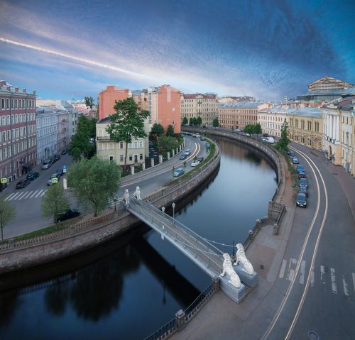 Львиный мост, канал Грибоедова