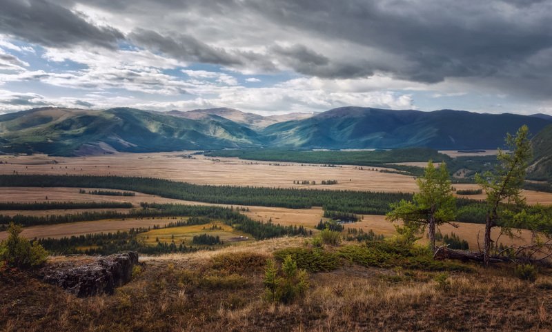 Вид с перевала Тьюмойнак фото превью