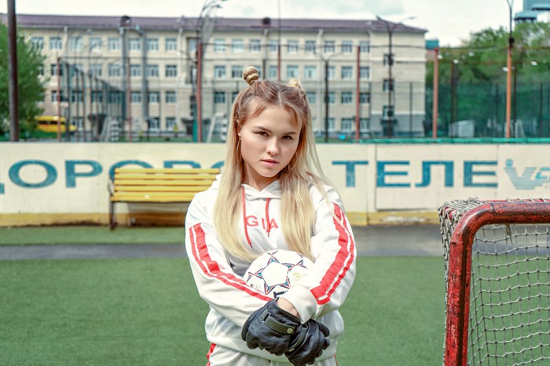 футболистка фото превью