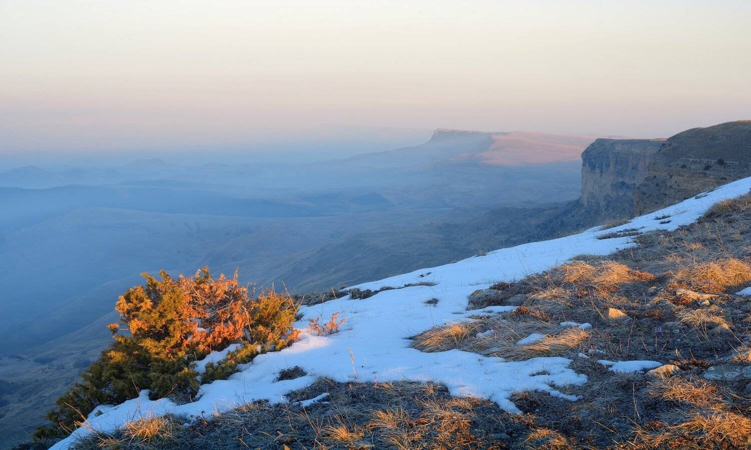 горы весна кавказ рассвет, Александр Жарников
