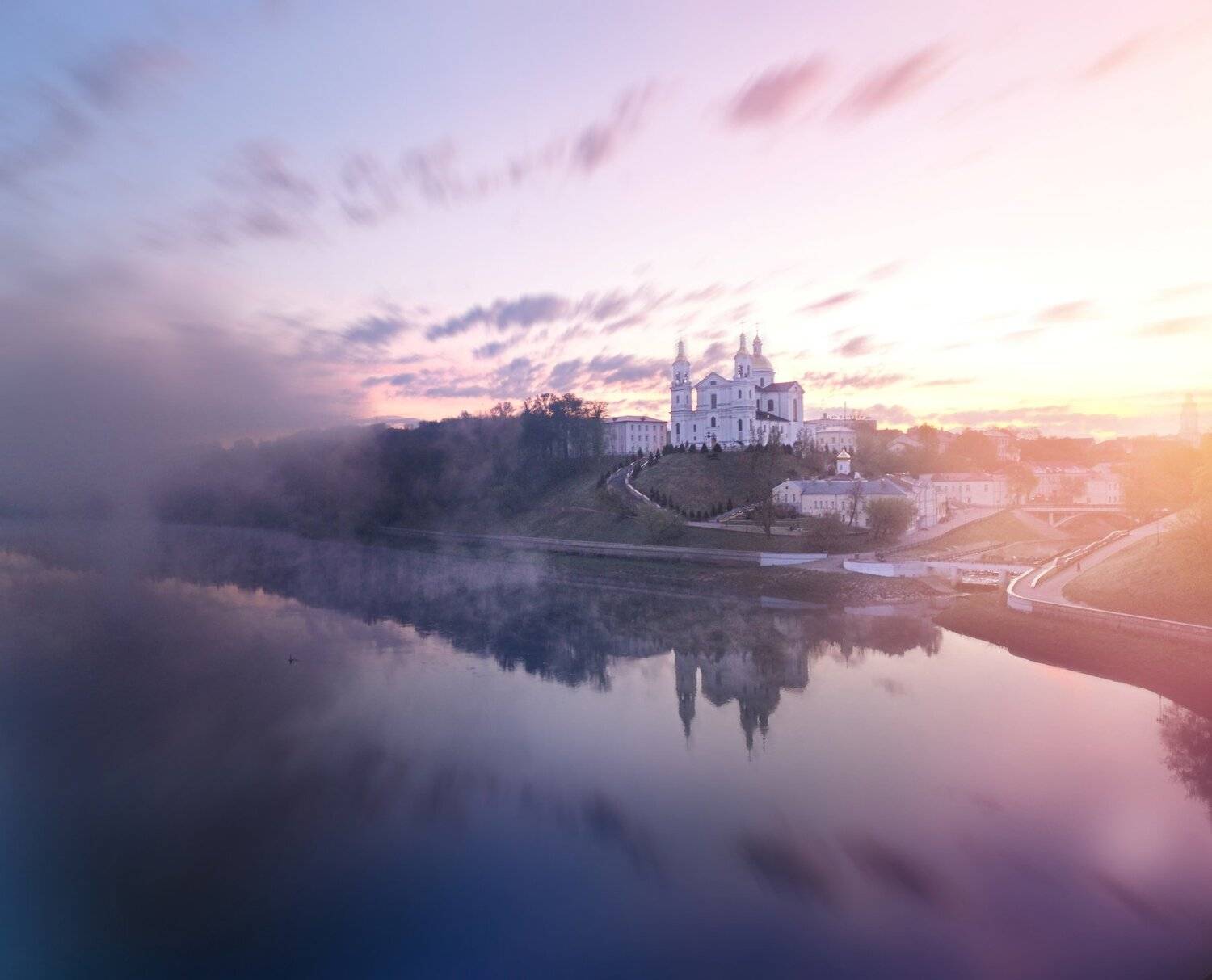 рассвет над двиной, витебск, городской пейзаж, помолейко, двина, cityscape, pomoleyko, vitebsk, Павел Помолейко