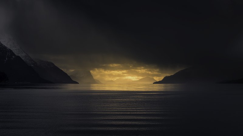 norway,landscape,sea,mountains,sunset,clouds Fjords фото превью