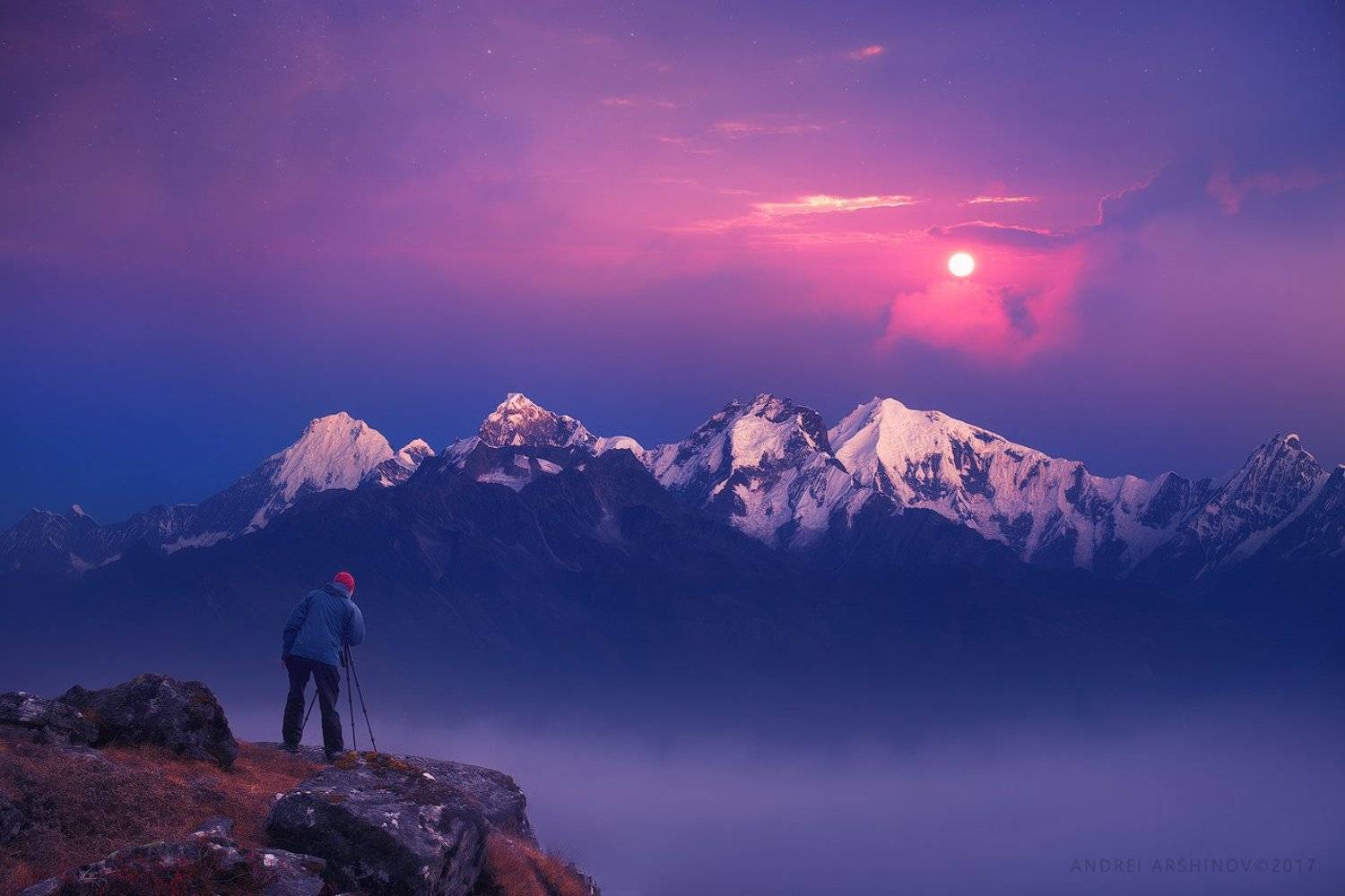 nepal, hymallaya, sunrise,, Soft Light