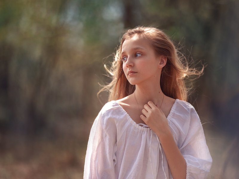 Девочка девушка мечта нежность Россия ветер Нежность фото превью