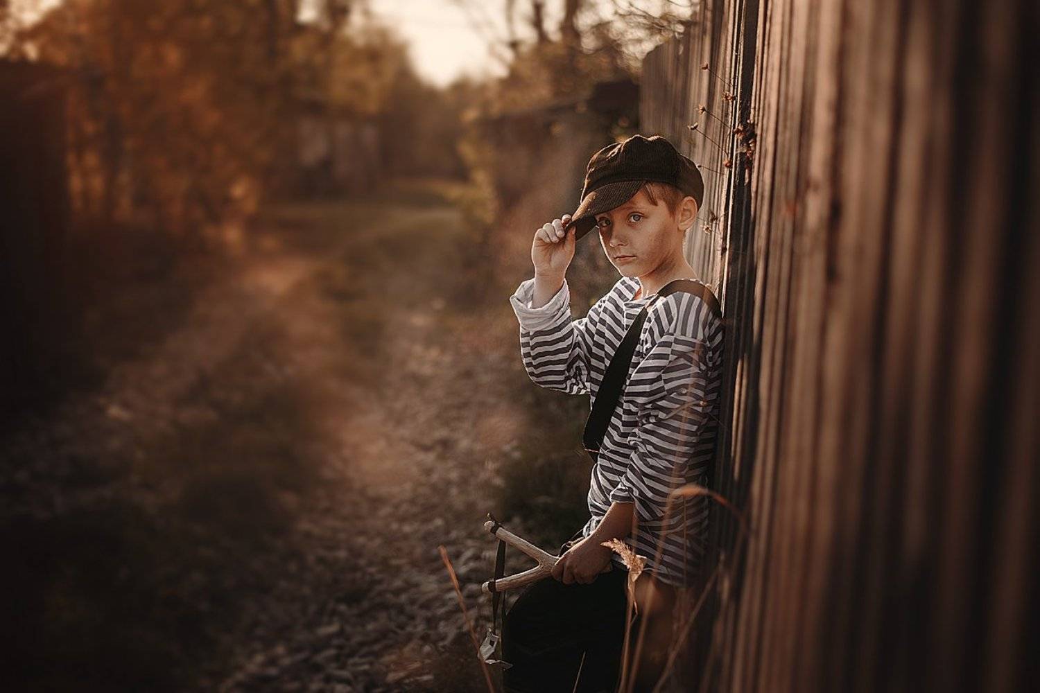 дети ретро наш двор босоногое детство шпана рогатка, Андрей Перфилов