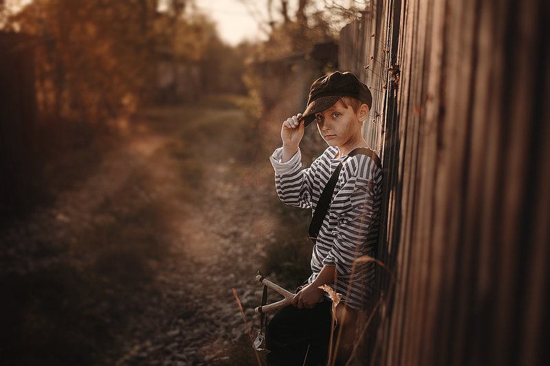 дети ретро наш двор босоногое детство шпана рогатка ГАВРОШ фото превью