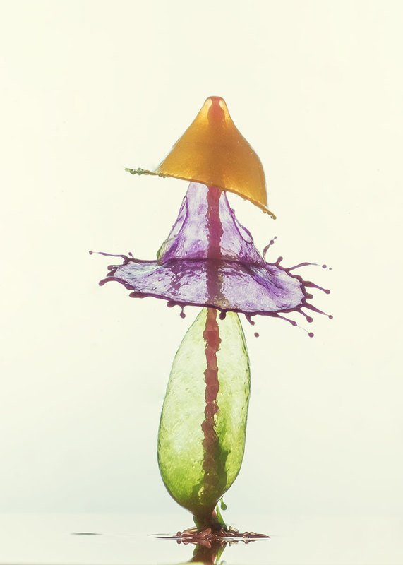 absteact,waterdrop,liquid,art three drops фото превью