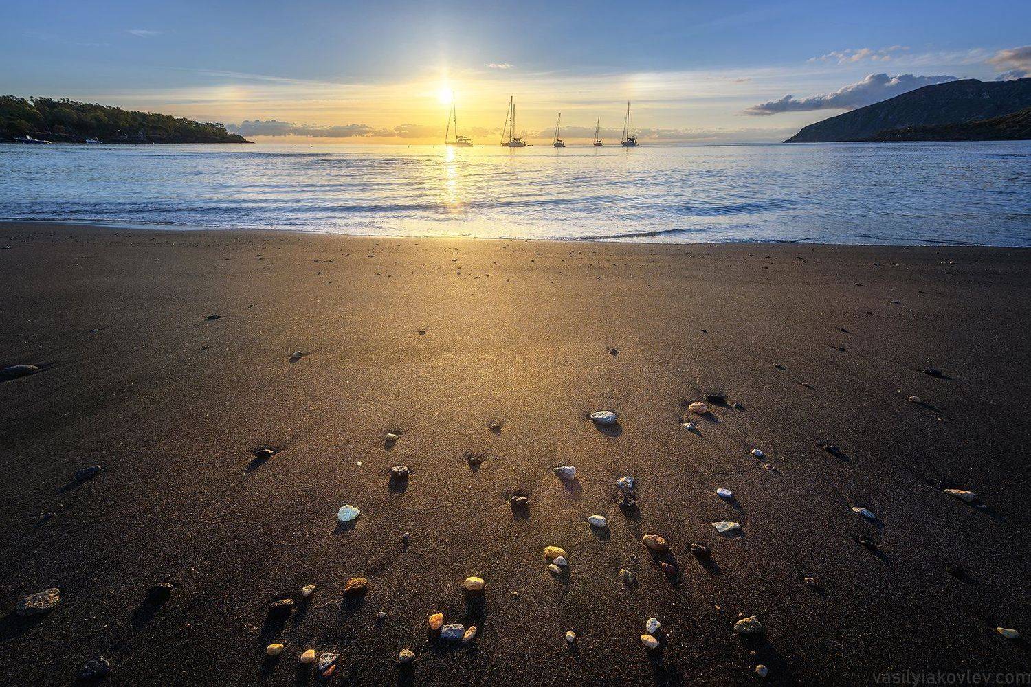 вулкано, сицилия, пляж, Василий Яковлев