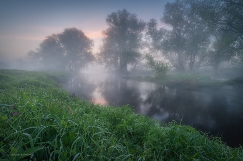 угра,рассвет,утро,пейзаж Предрассветная майская нега... фото превью