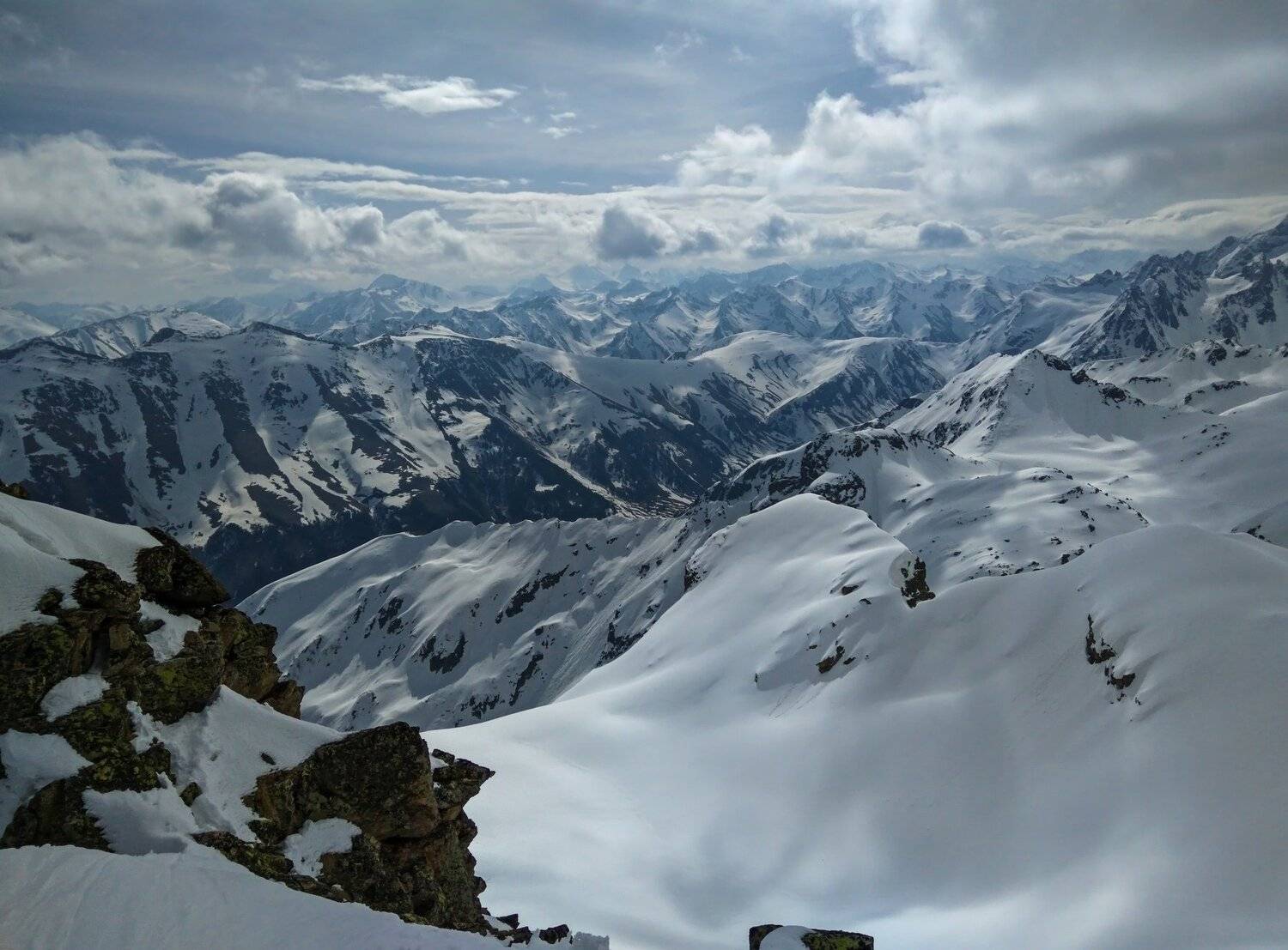 горы, облака, кавказ, альпинизм, Эстелла