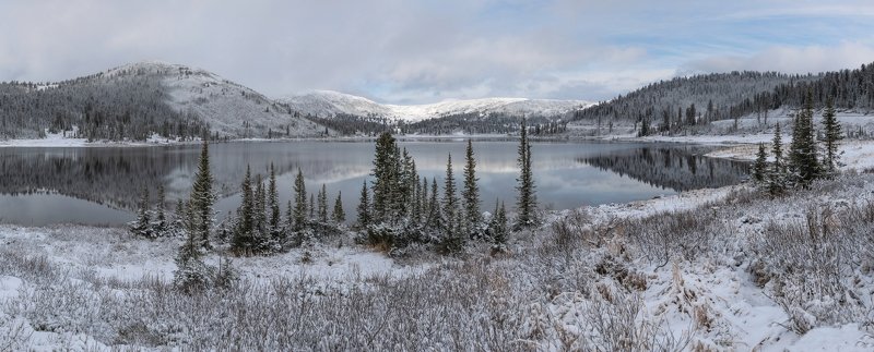 природный парк ергаки, озеро, западный саян, ойское, панорама Ойское фото превью