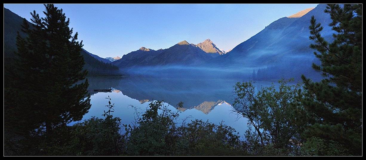 алтай, утро, кучерлинское оз., АНАТОЛИЙ ДОВЫДЕНКО