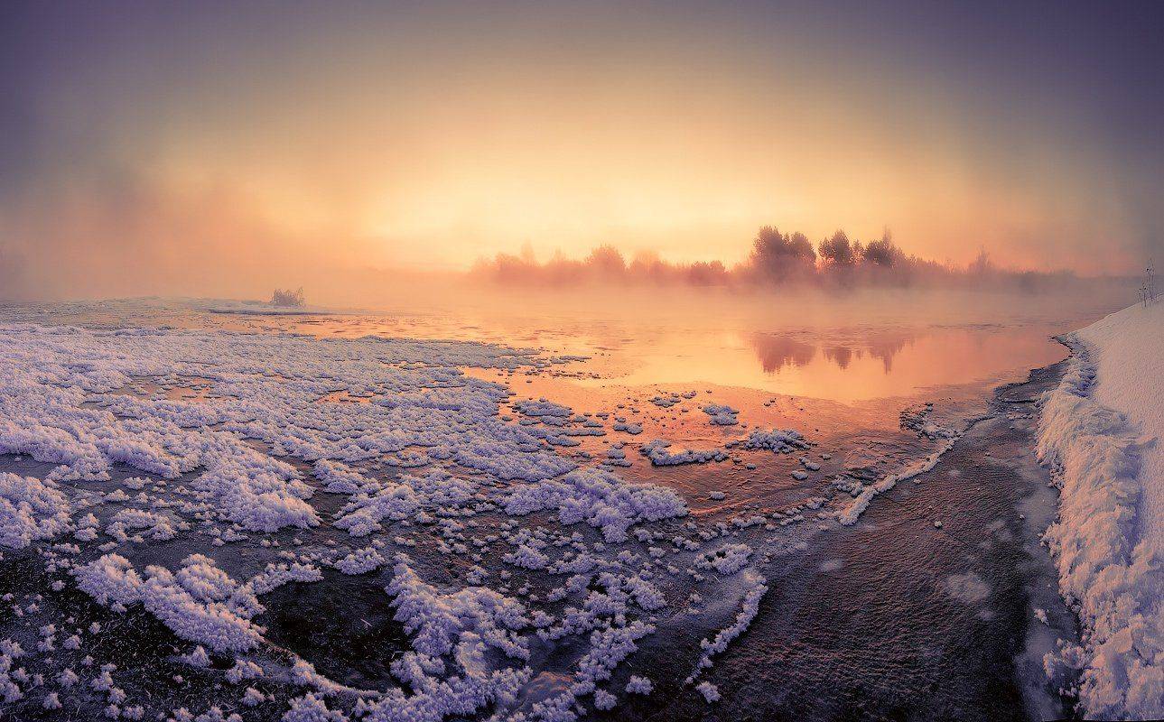 зима, мороз, вилия, февраль, утро, Алексей Угальников