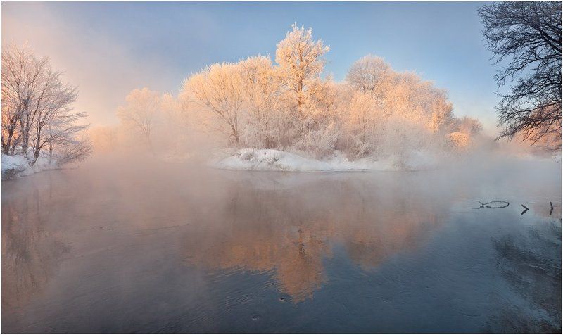 Тёплые краски одного холодного утра... фото превью