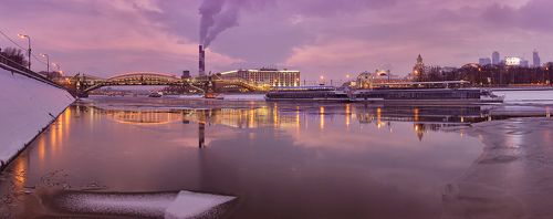 мост Богдана Хмельницкого и Киевский вокзал